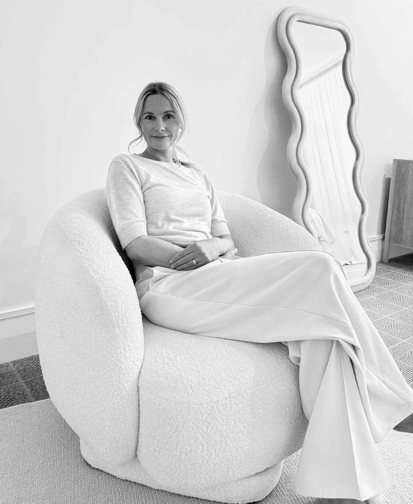 Photo of Lada sitting in a chair