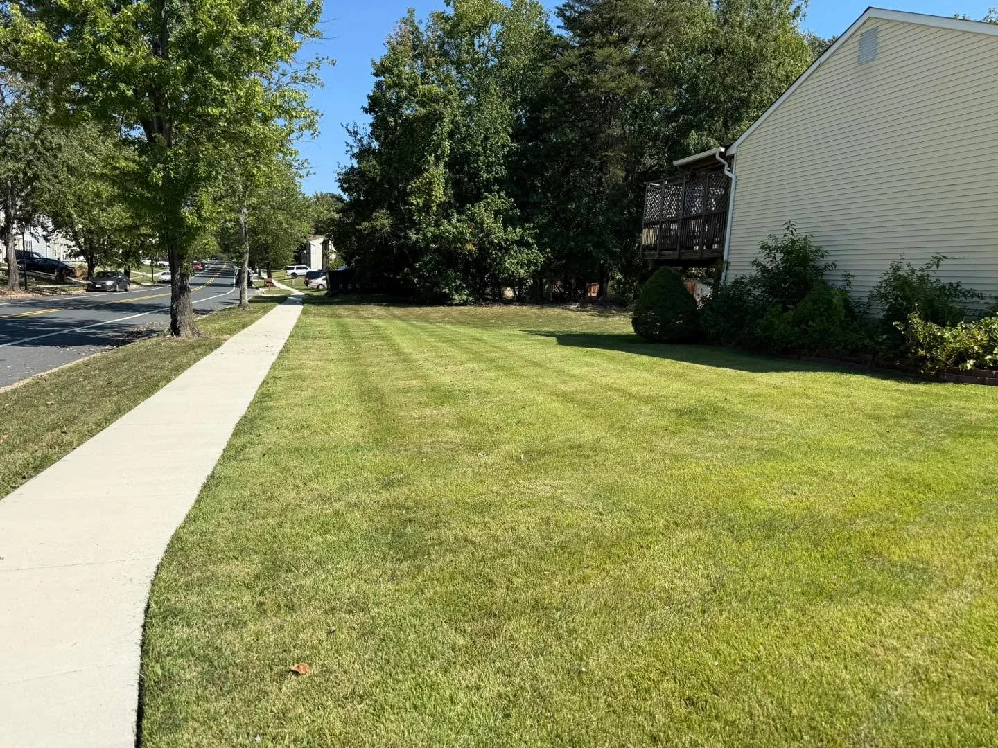 Look at them lines 😎 #LawnCare #locallyowned #localbusiness #smaillbusiness #Maryland
