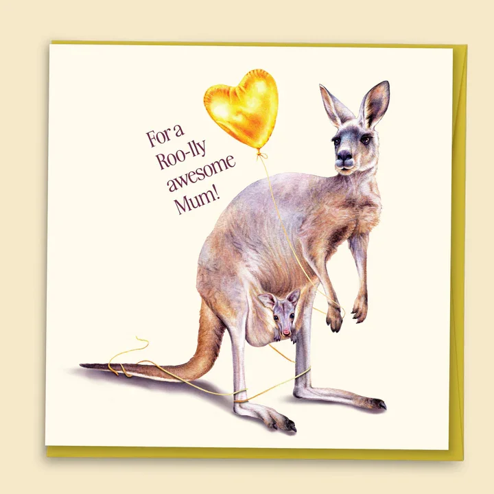 For A Roo-lly Awesome Mum Card