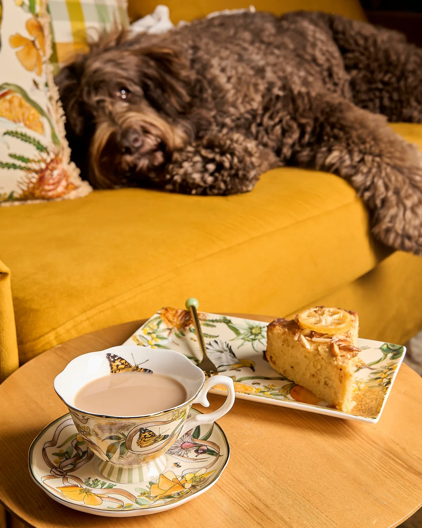 Tea Cup & Saucer Golden Hour.webp