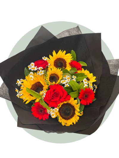 Rose Sunflower Bouquet