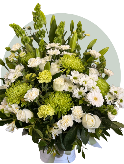 White Tribute Flowers