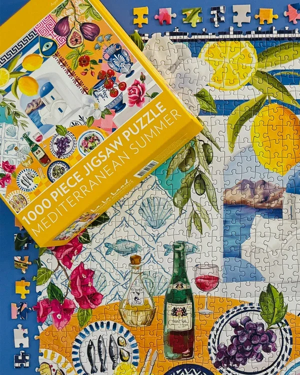 La La Land Mediterranean Summer 1000-piece jigsaw puzzle