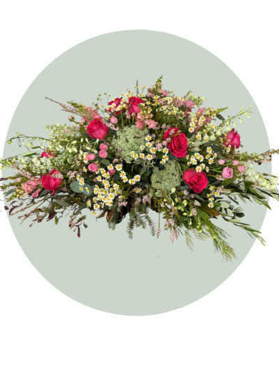 Seasonal Flower Casket Spray