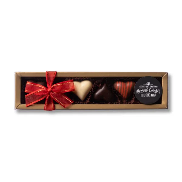Chocolate Hearts Mix 6pc