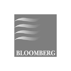 Bloomberg logo with stylized wavy lines above the word 'Bloomberg'.