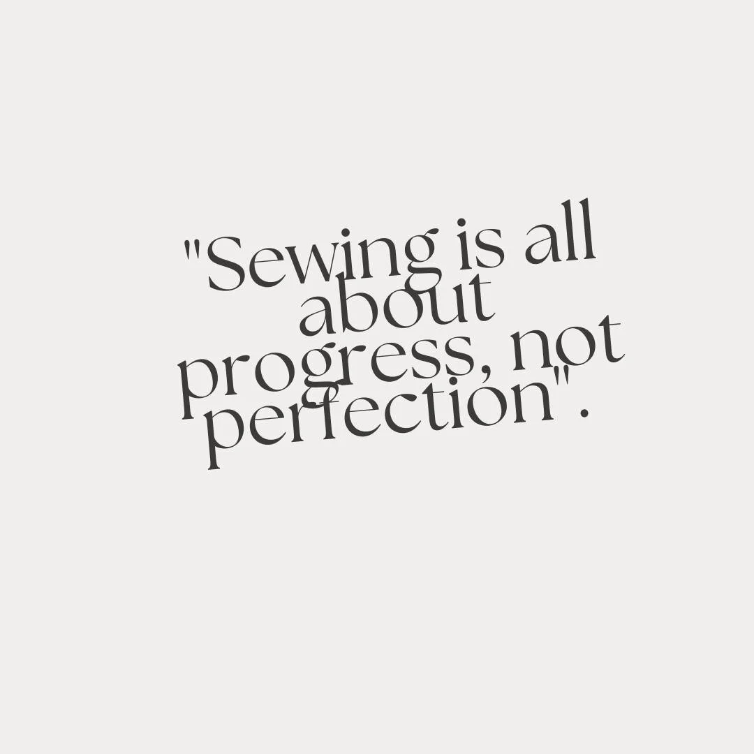 Sewing is about progress, not perfection. Every wonky stitch and uneven seam is part of the learning &mdash; and that&rsquo;s where the real magic happens. Keep going, keep creating. 💛 #SewingJourney #sewingjourney #sewingjourneybegins #sewingjourne