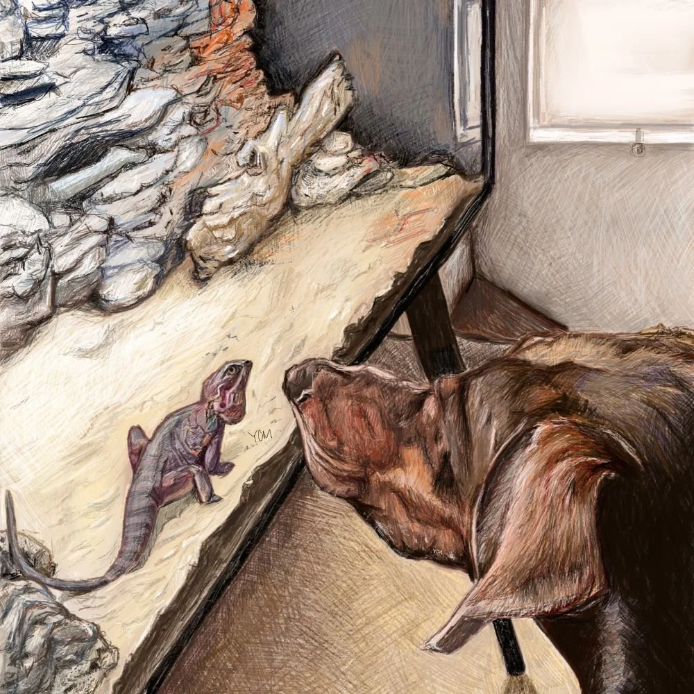 Follow me.
Original art by ycm