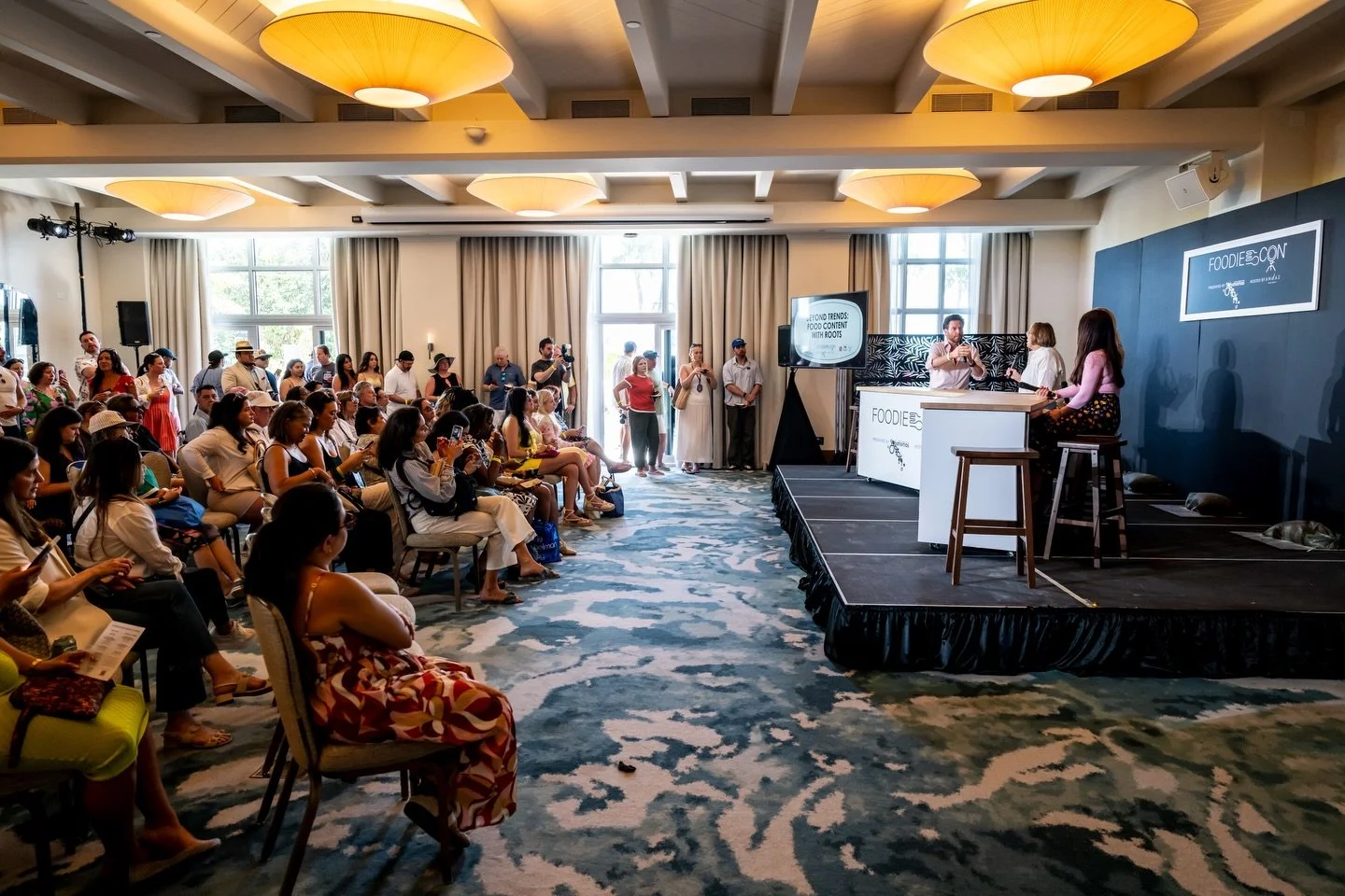 The Polished Version. ✨ @foodiecon  presented by @visitthebahamas and hosted by @andazmiamibeach  part of the Food Network&rsquo;s South Beach Wine &amp; Food Festival. Incredible energy, unforgettable flavors and a masterclass in food &amp; beverage