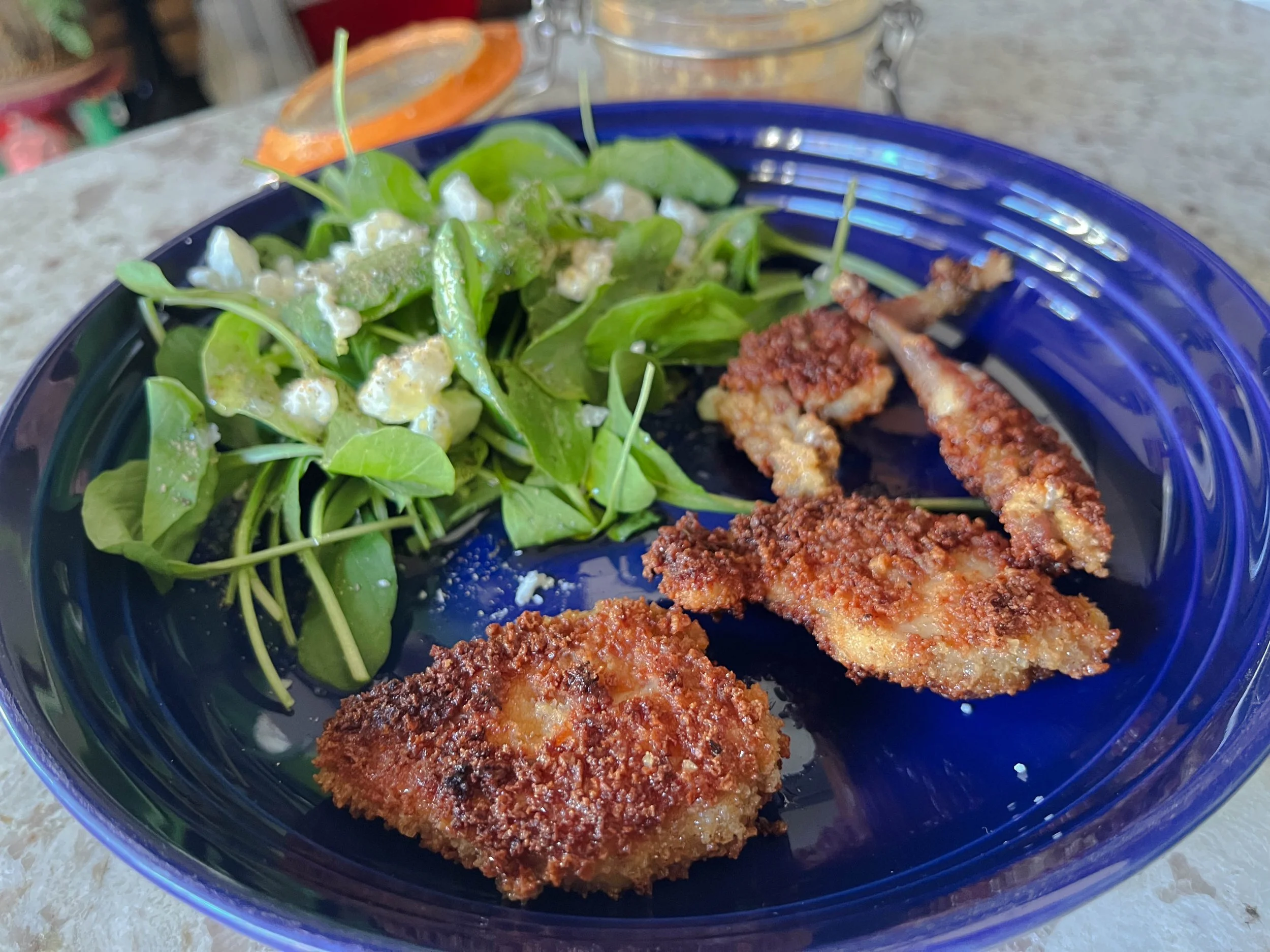 The Torn-Skin Fix: Pan-Fried California Quail with Quick Chimichurri