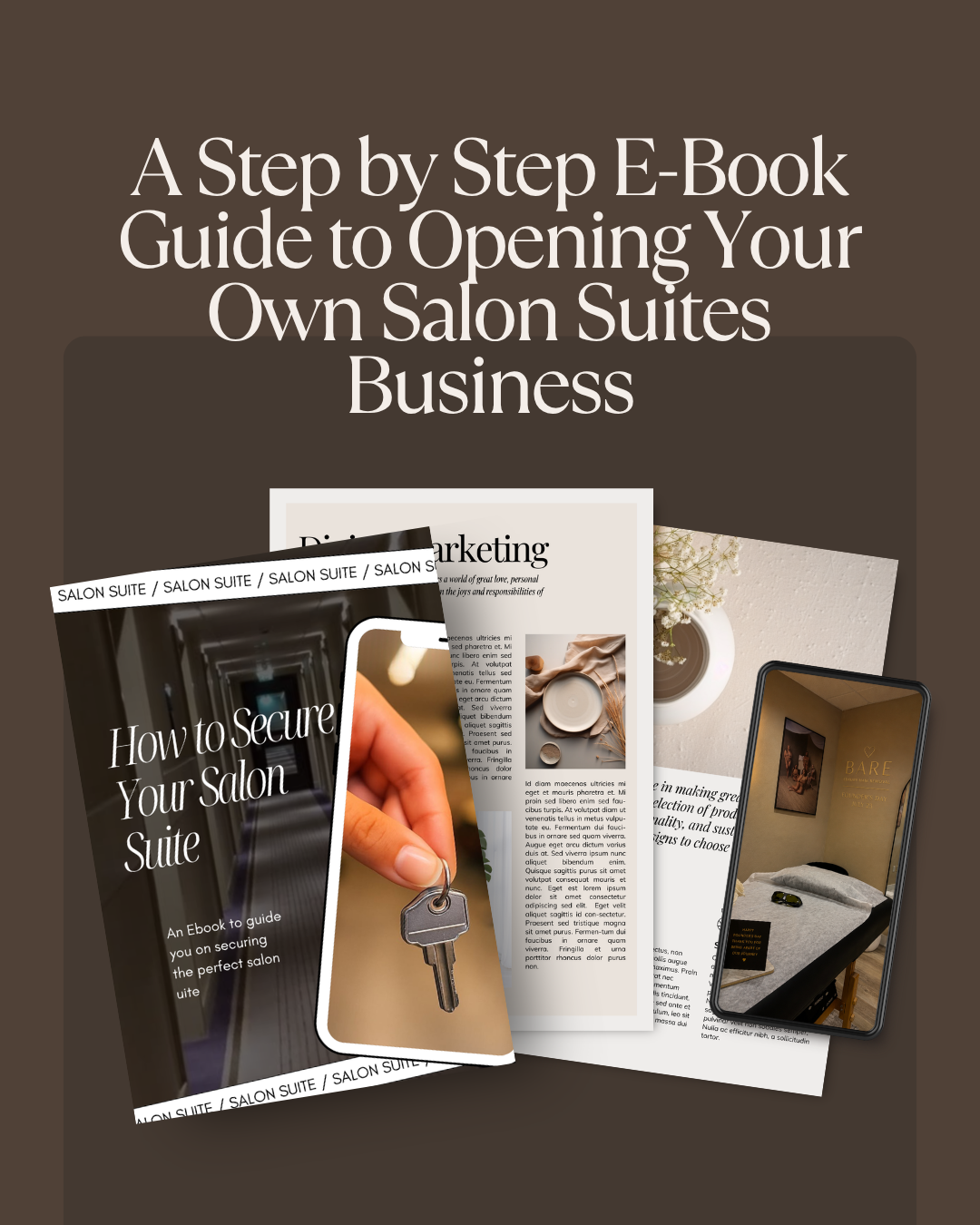A Step by Step E-Book Guide to Opening Your Own Salon Suites Business