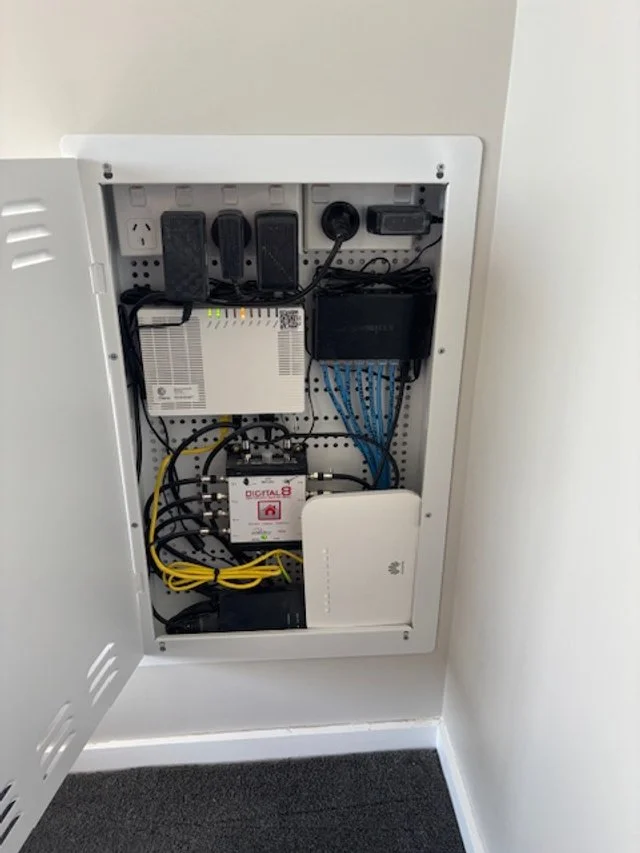 Data board installation for home office