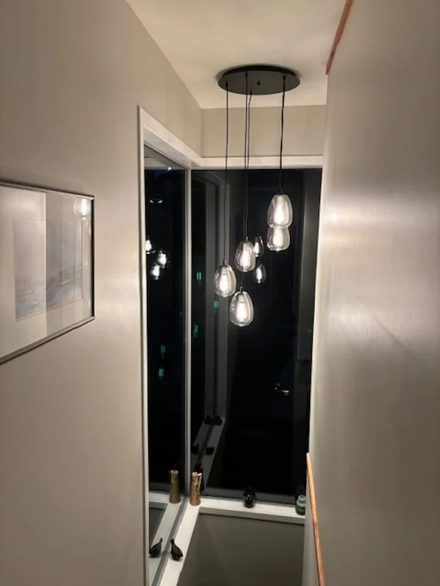 Designer stair lighting installation