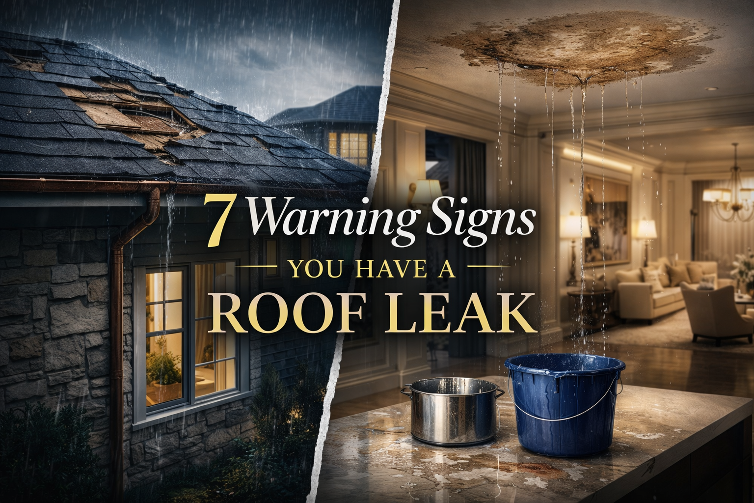7 Warning Signs You Have a Roof Leak (Before Costly Damage Happens)