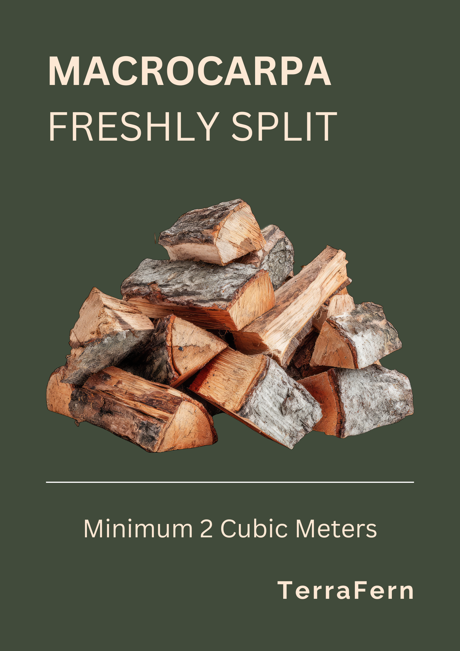 Macrocarpa - Freshly Split