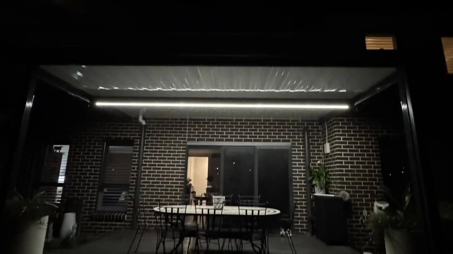 Just in case you were wondering how strong the LED strip is at night....