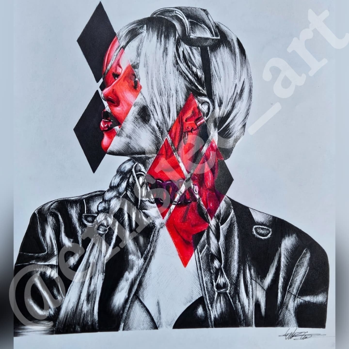 🖤Harley Quinn❤️
.
.
This was a present to my mom! She absolutely loves all things harley and I loved drawing her and trying to a human. She's my first human drawing!! 
I hope to do more DC and Marvel Universe.
.
Materials:
Faber Castell Color Pencil