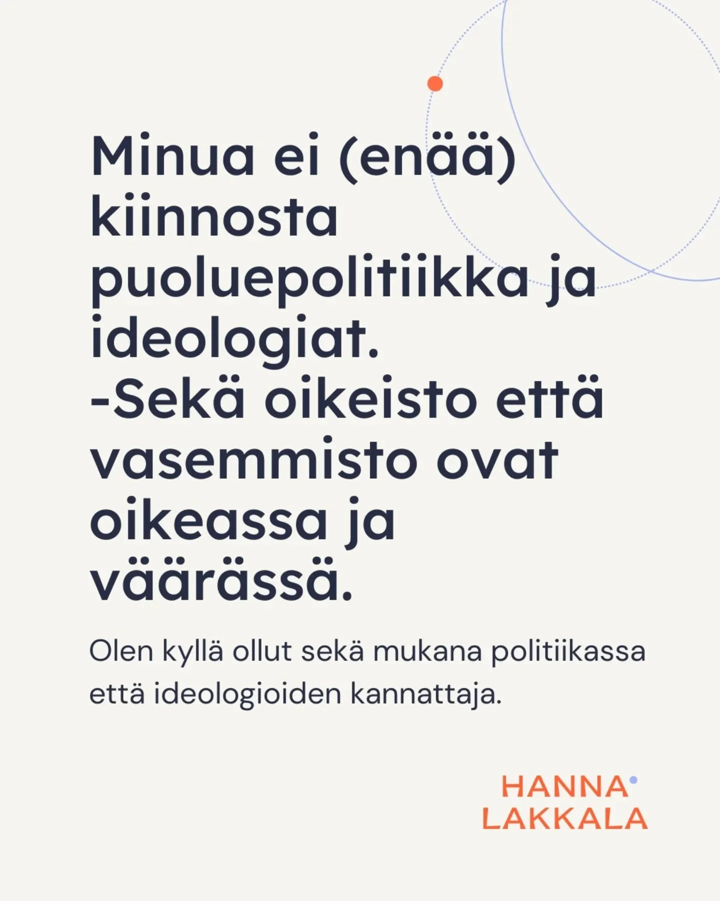 Uskon, ett&auml; meid&auml;n kaikkien t&auml;ytyy oppia kuuntelemaan paremmin. Ei hy&ouml;kk&auml;&auml;m&auml;ll&auml; &rdquo;miss&auml; tutkimus?!&rdquo; -asenteella, vaan kuuntelemalla aidosti ja uteliaasti. 

Kun p&auml;&auml;st&auml;mme irti omi