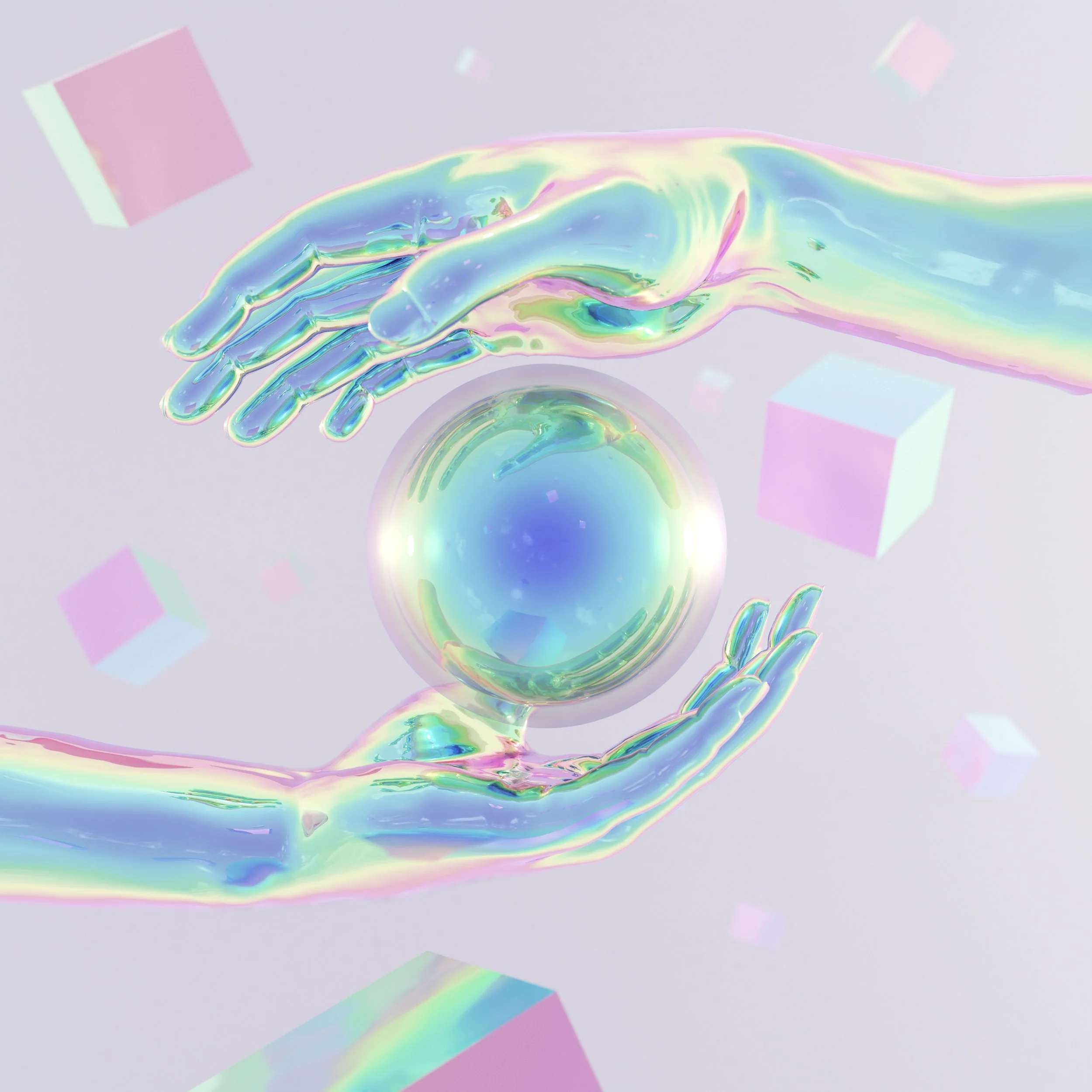 Iridescent Entropy — generative art 2021