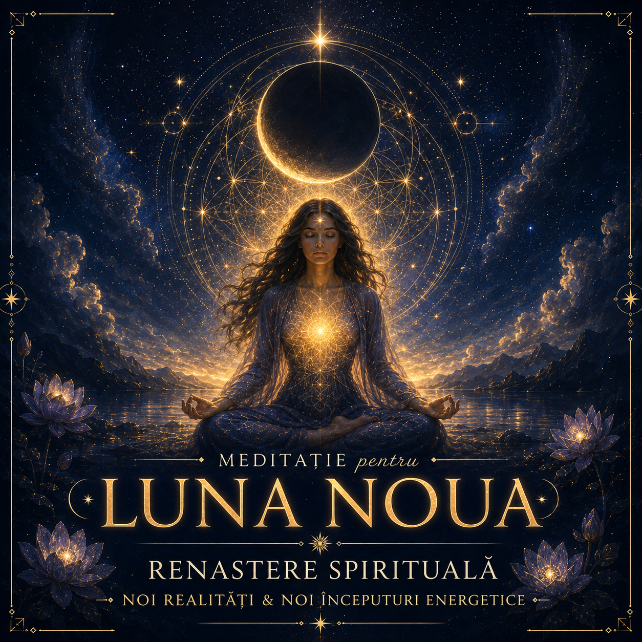 Meditatie pentru Luna Noua - Renastere Spirituala ~ Noi Realitati & Noi Inceputuri Energetice