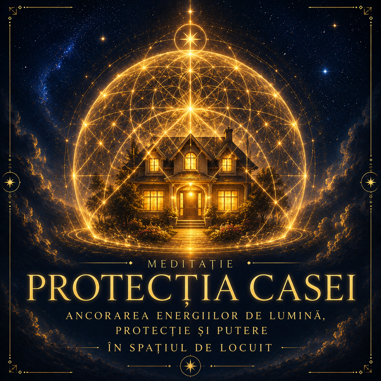 Meditatie Protectia Casei ~ ANCORAREA ENERGIILOR DE LUMINA PROTECTIE SI PUTERE IN SPATIUL DE LOCUIT🪽🙏