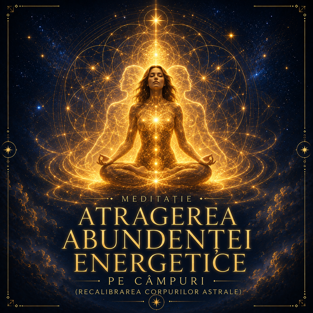 MEDITATIE ~ ATRAGEREA ABUNDENTEI ENERGETICE PE CAMPURI 🪽  (RECALIBRAREA CORPURILOR ASTRALE)