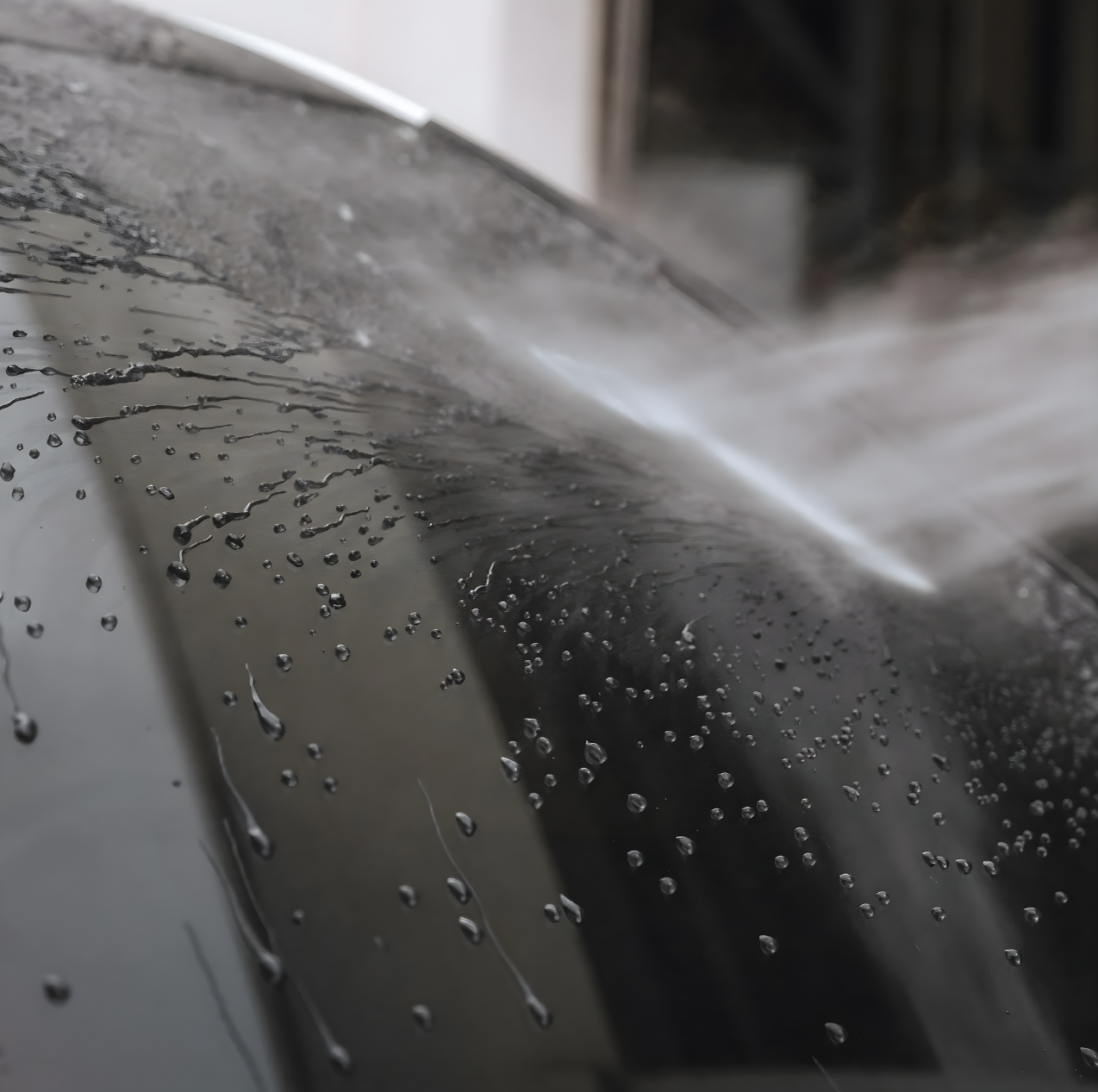 Professional mobile ceramic coating application and paint protection by Results Detailing in Ithaca, NY, providing a long-lasting hydrophobic finish in tompkins county.