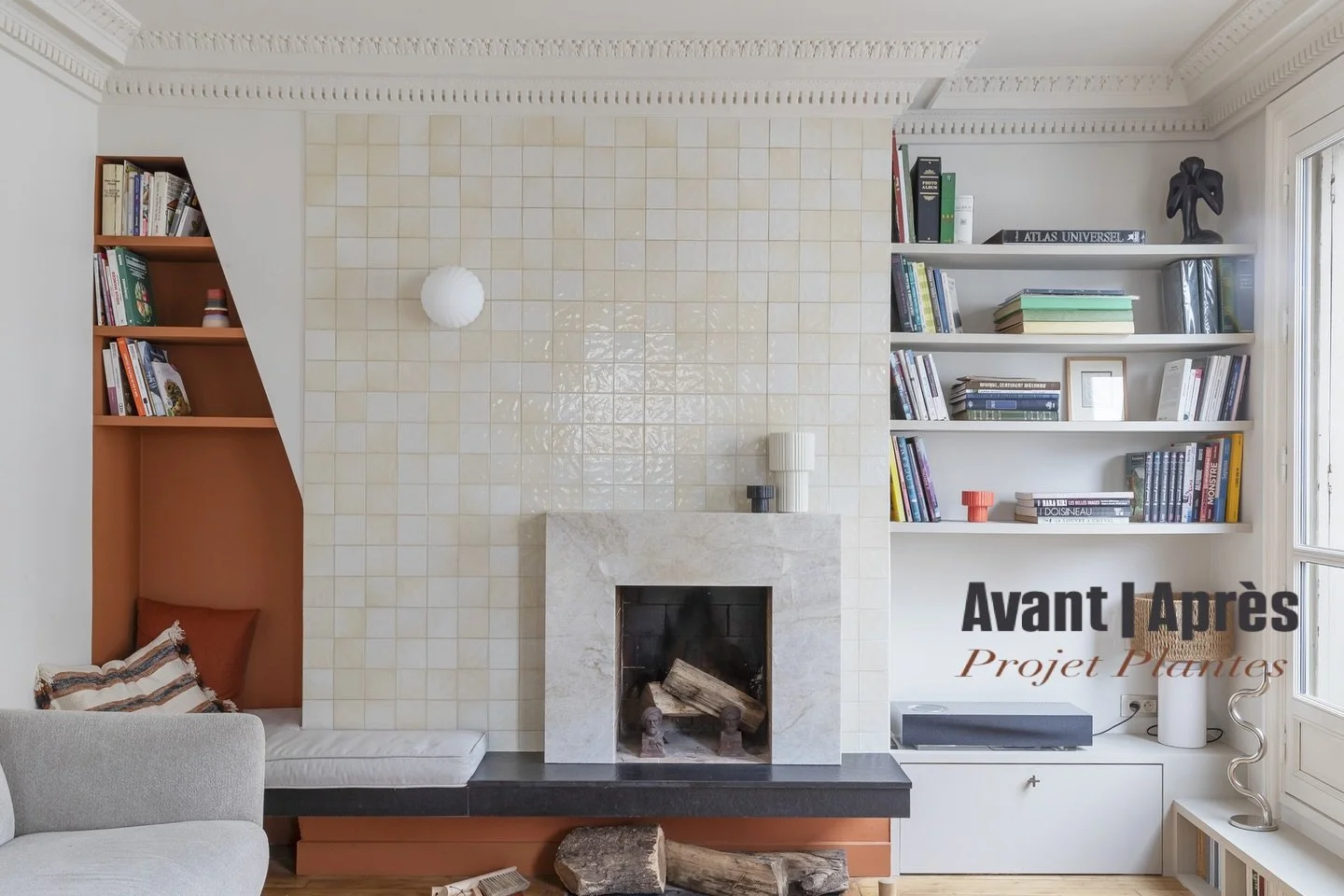 AVANT | APR&Egrave;S - Chemin&eacute;e 🔥

Dans cet appartement parisien, la chemin&eacute;e &eacute;tait d&eacute;j&agrave; le point central de la pi&egrave;ce&hellip; mais son traitement restait tr&egrave;s classique.

Nous avons choisi de la r&eac