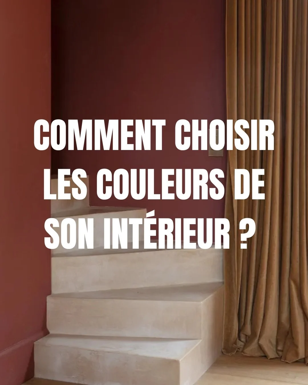 🎨 Comment bien choisir les couleurs de son int&eacute;rieur ? 🌈 

C&rsquo;est une question que vous nous posez souvent  alors voici quelques cl&eacute;s pour vous guider : 

✨ D&eacute;finissez l&rsquo;ambiance 
Avant tout, pensez &agrave; l&rsquo;