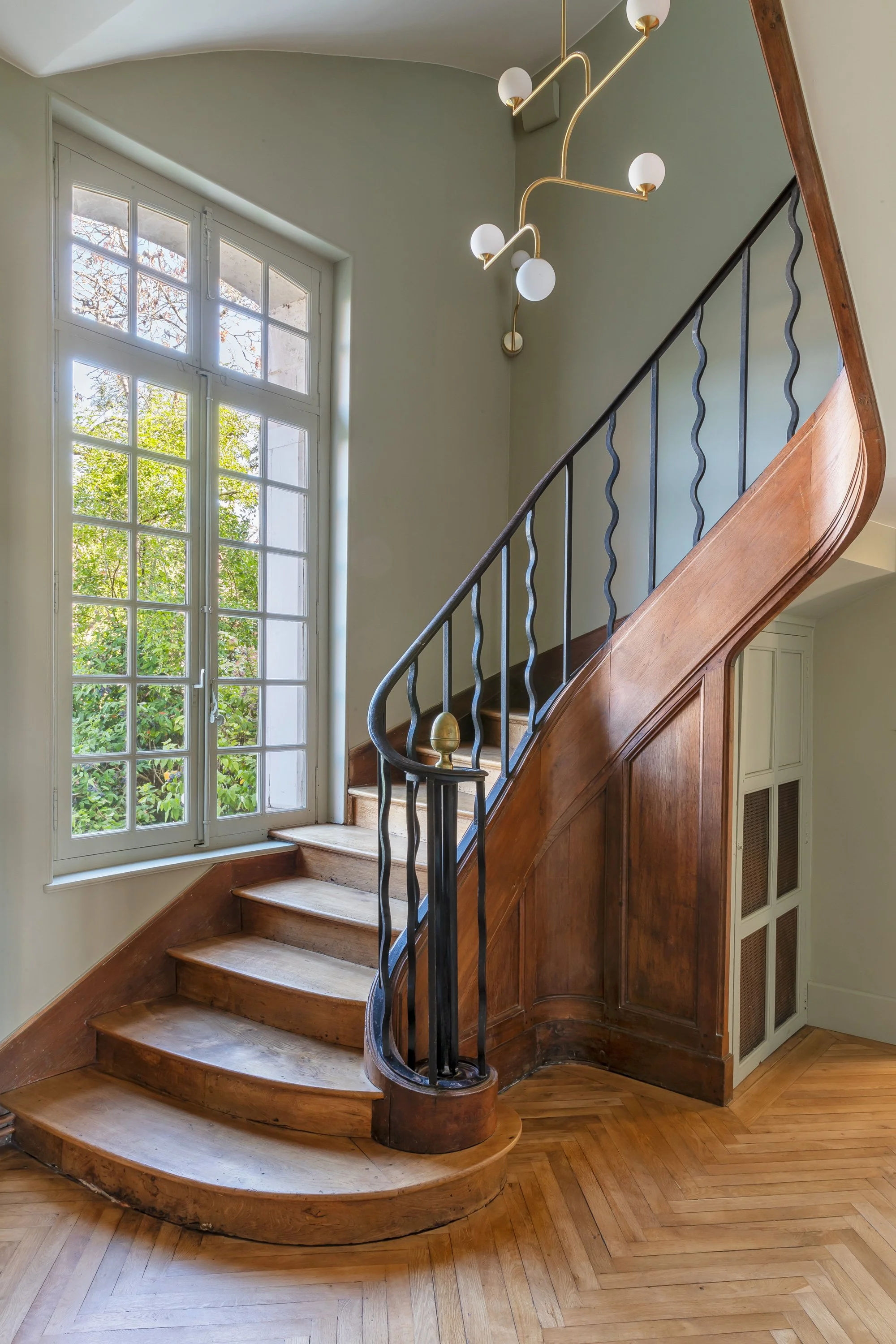 escalier maison de maître
