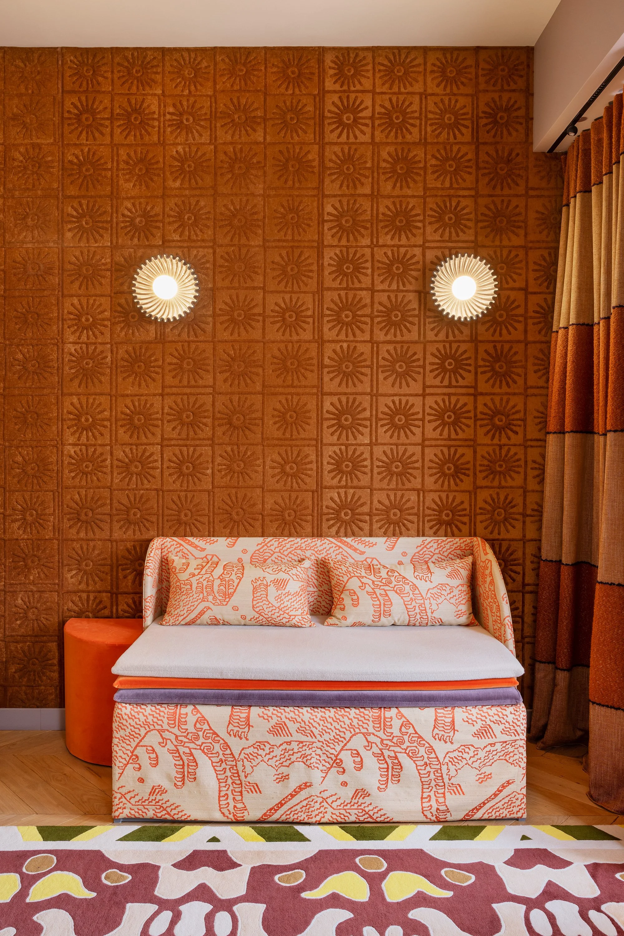 intérieur coloré signé agence terres