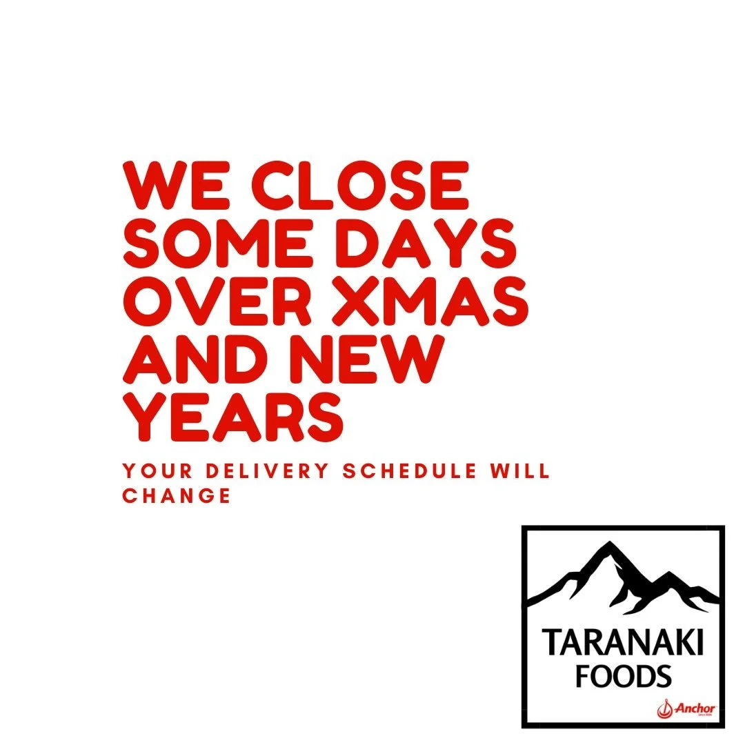 We won&rsquo;t be delivering on the 25th and 26th of December or on the 1st and 2nd of January! If you require a change and haven&rsquo;t already been in touch then please reach out so we can make sure you&rsquo;re sorted! Happy holidays from the Tar