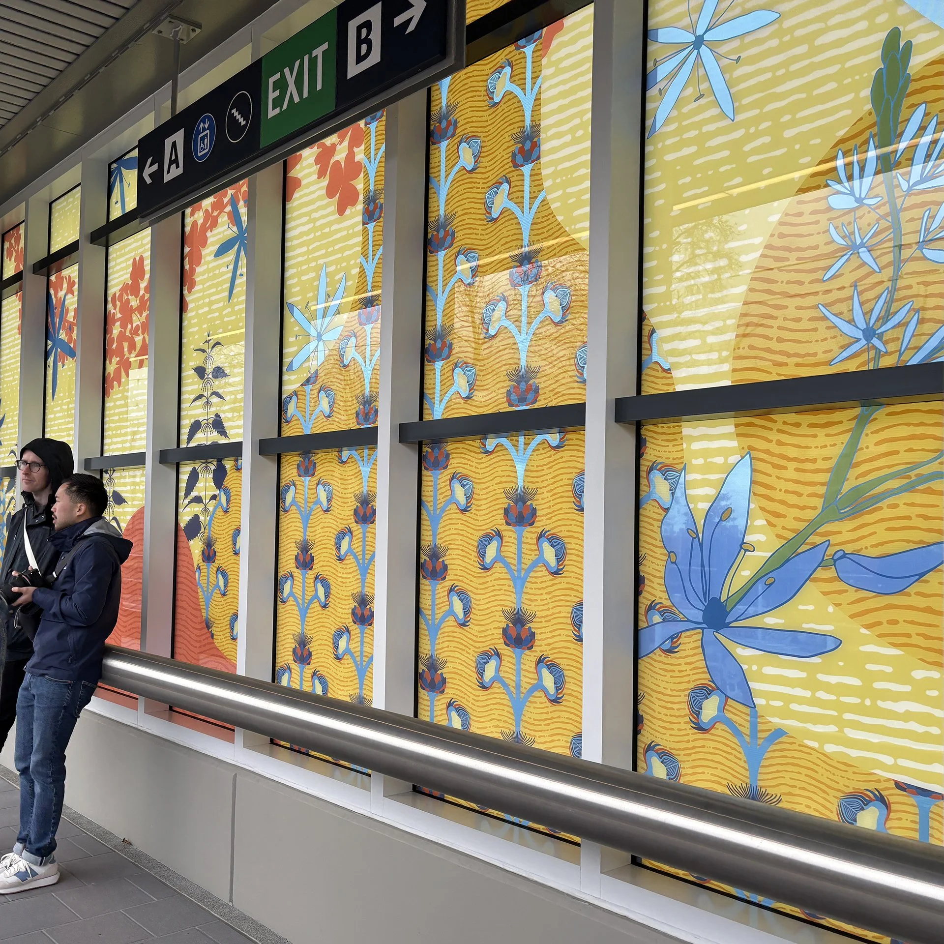 west entrance detail