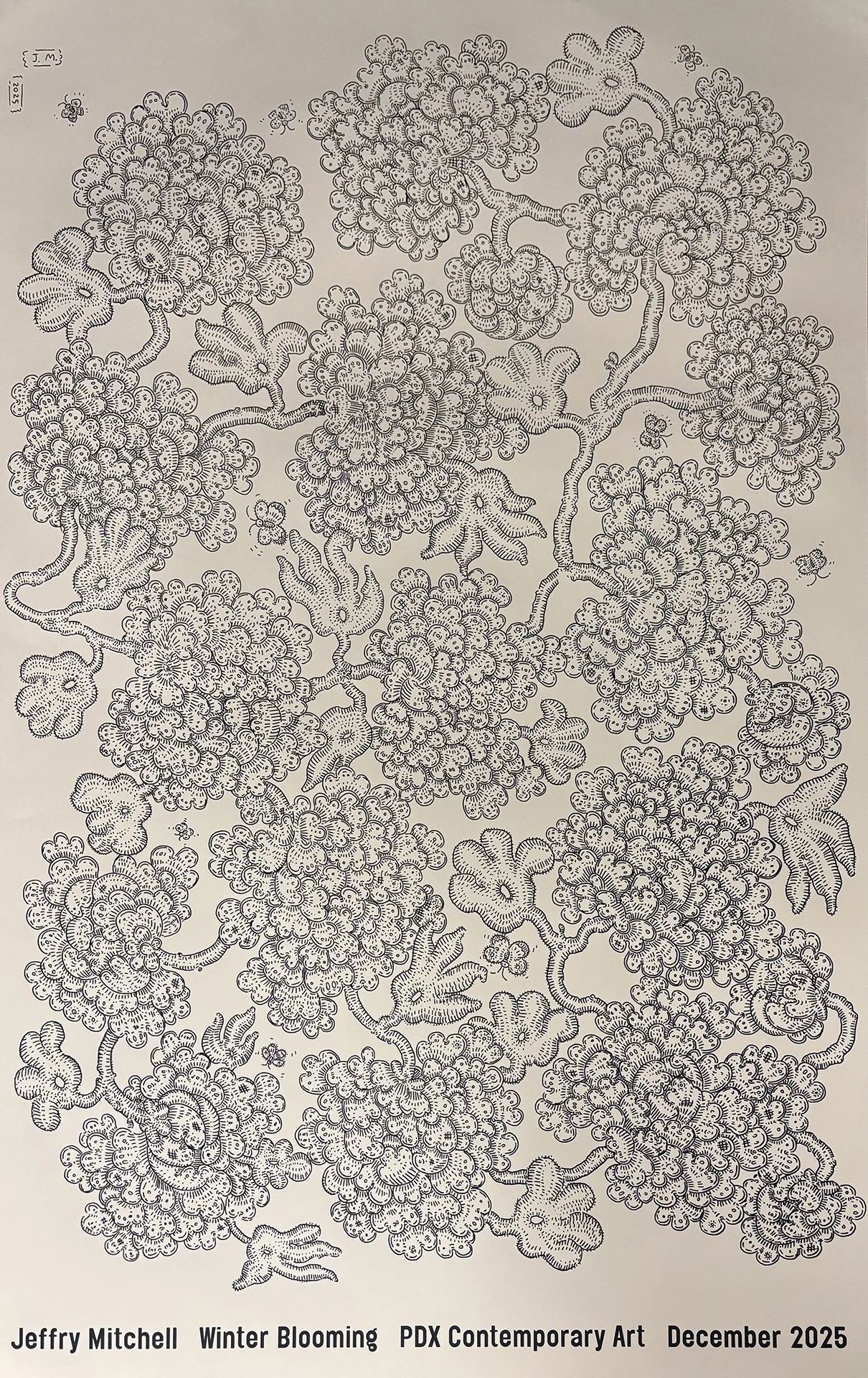 Jeffry Mitchell Winter Blooming poster 2025