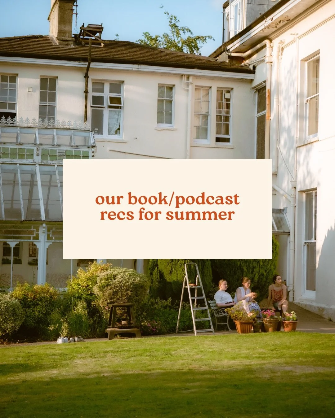 Looking for something to read or listen to this Summer? 
Here&rsquo;s are some of our recommendations! Do let us know what you think 💭