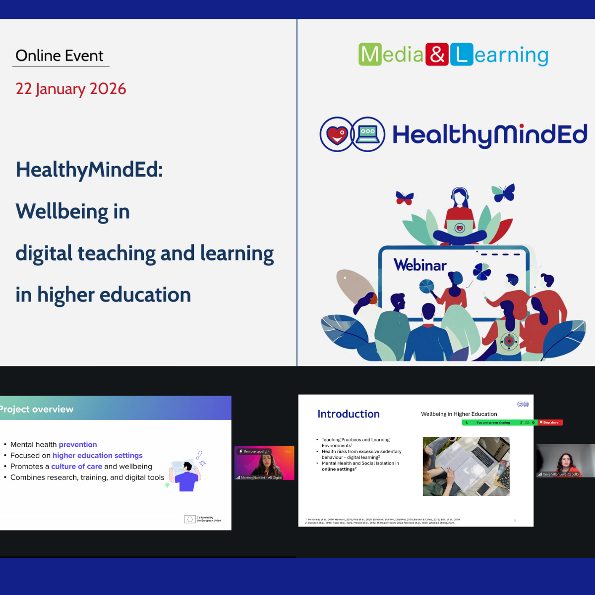 Advancing well-being in digital higher education: insights from the HealthyMindEd and MindGuard projects