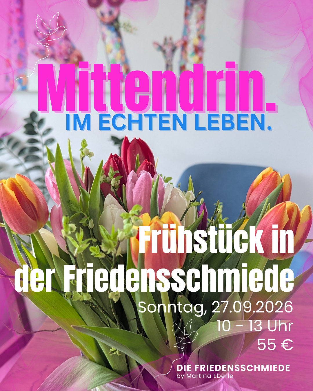 Frühstück in der Friedensschmiede 