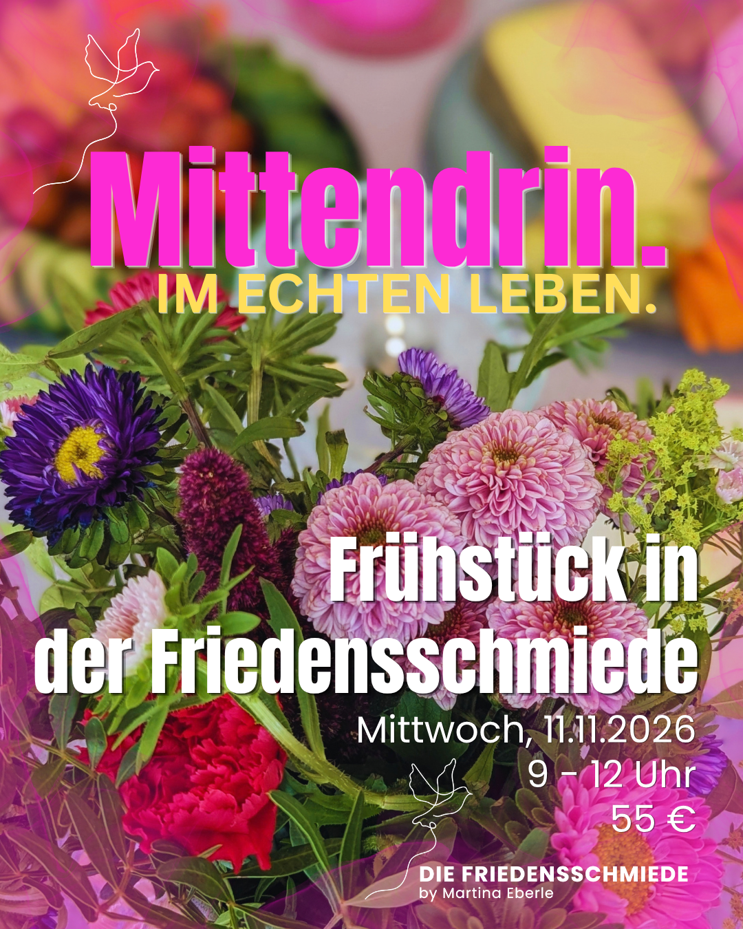 Frühstück in der Friedensschmiede