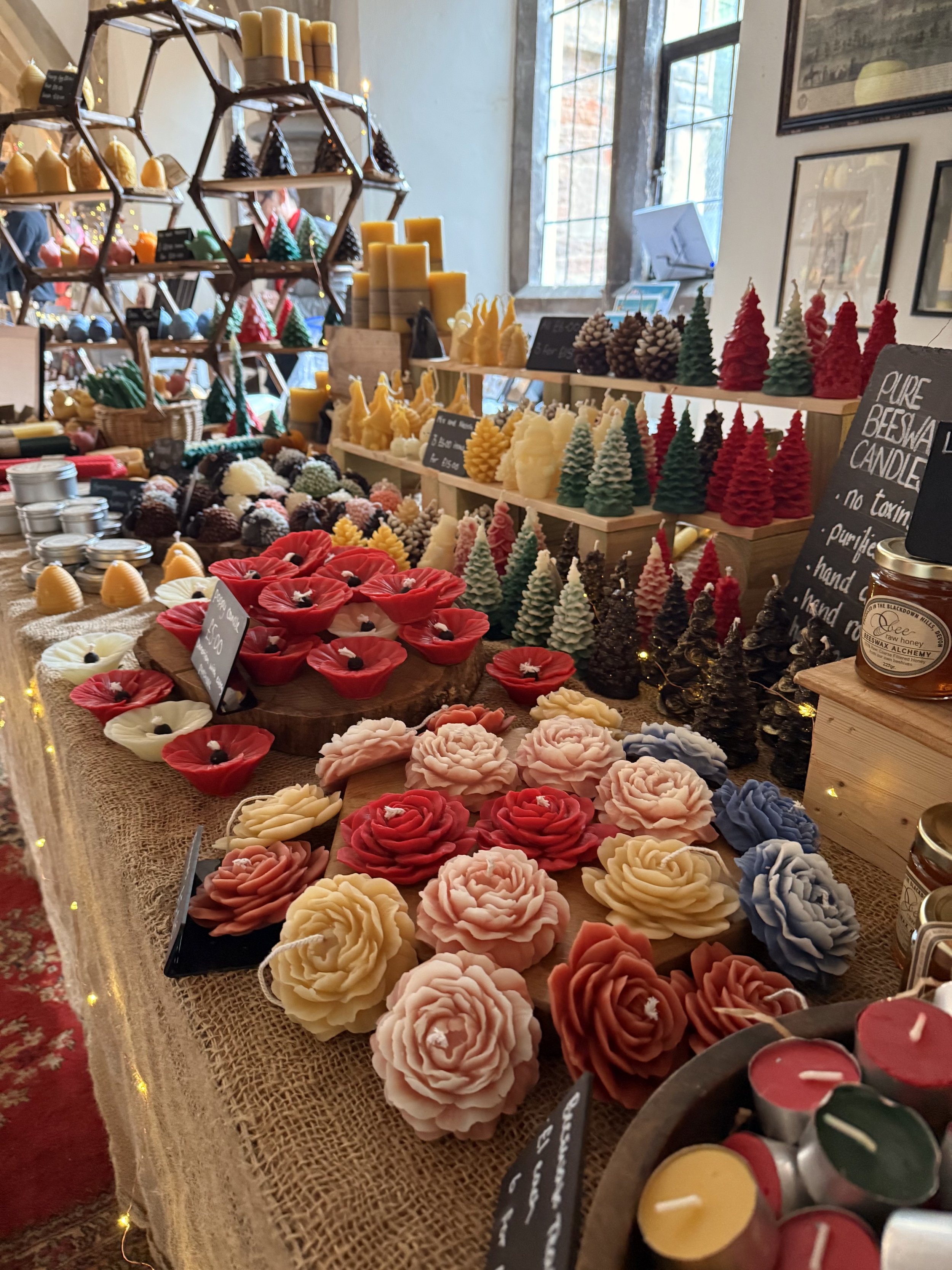 Christmas Beeswax Candles