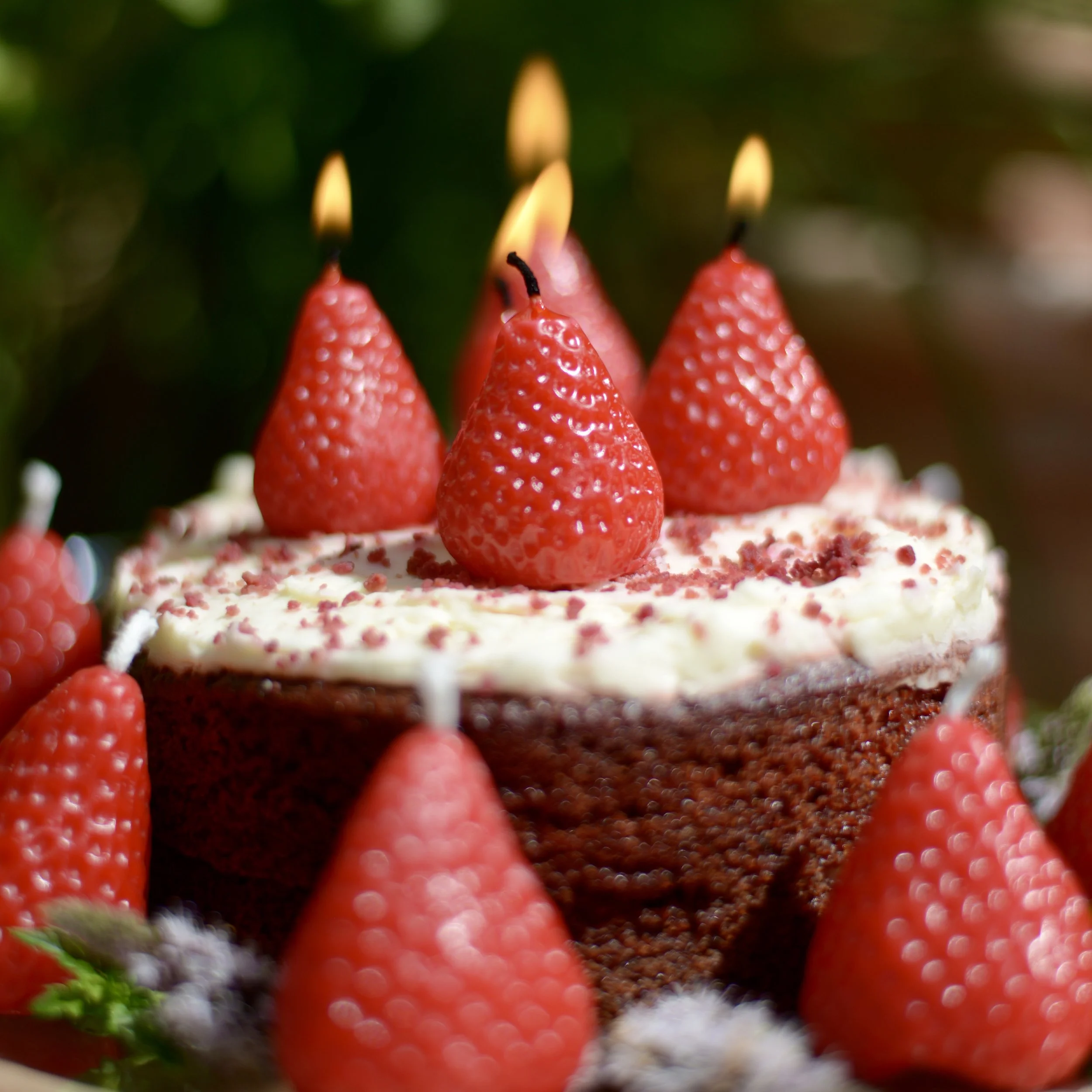 Strawberry Candles