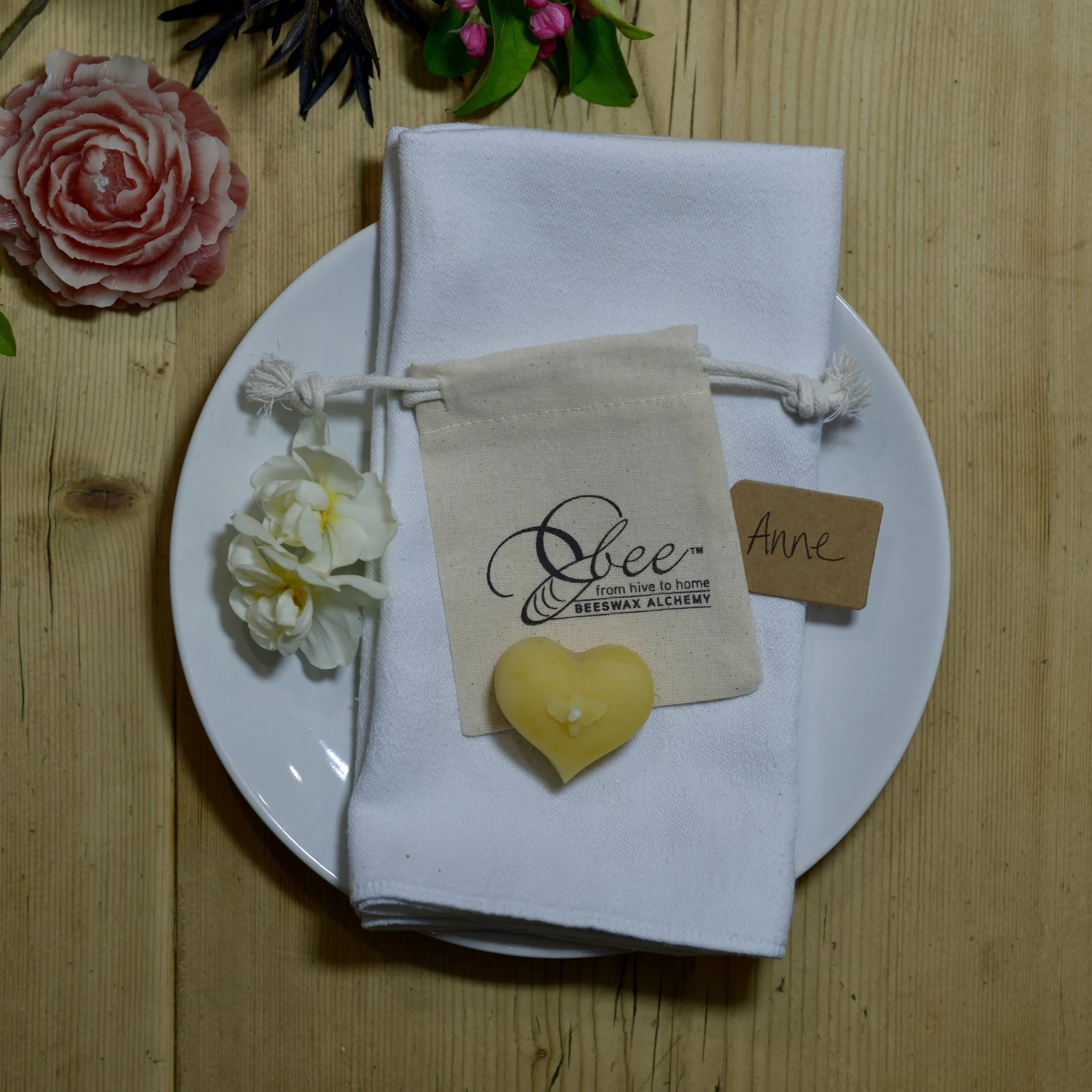 Heart Tea light with Gift Bag Event Bundle