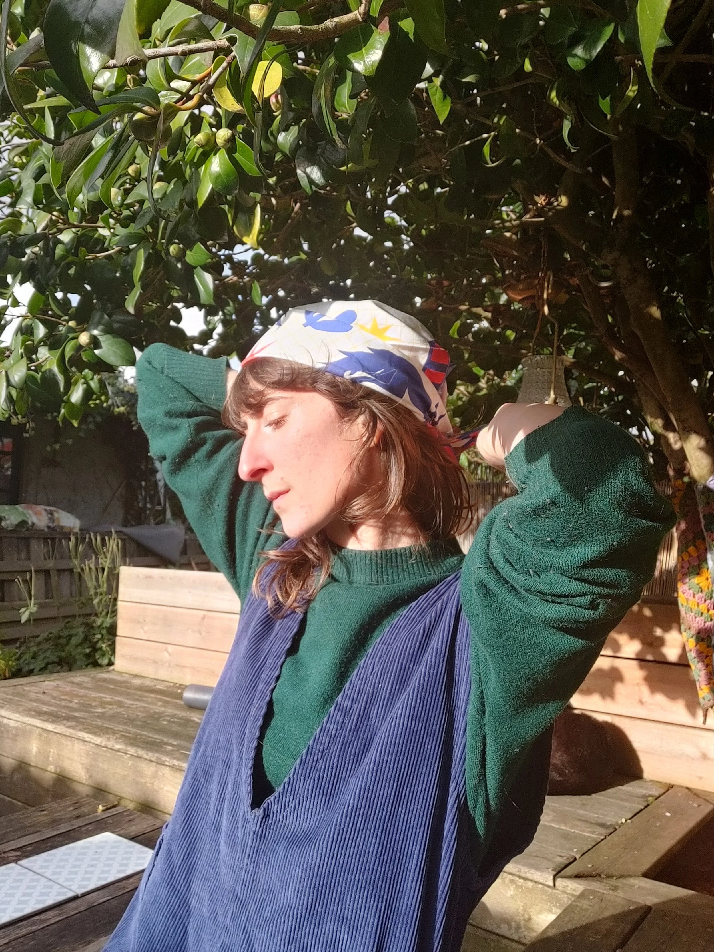 BANDANA foulard en satin