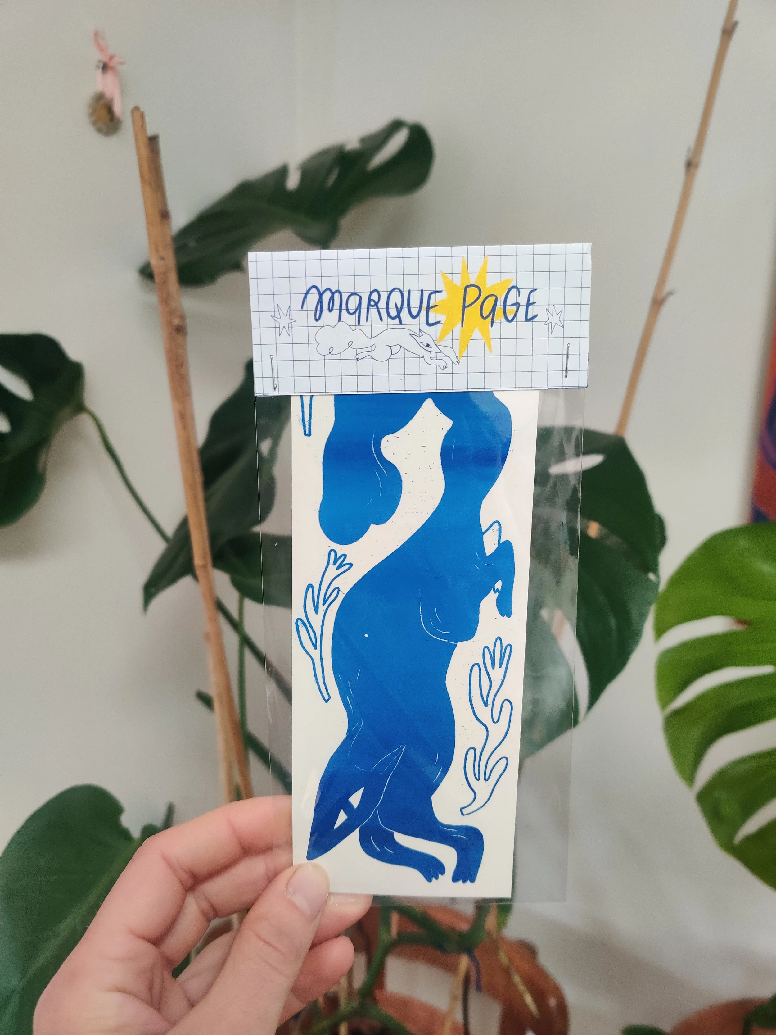 Marque page Loup