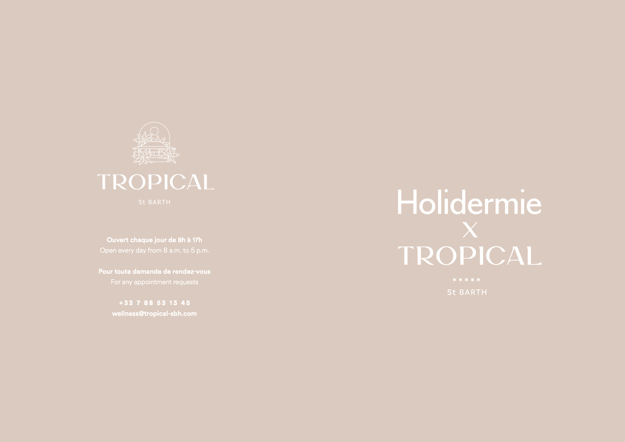 MENU TROPICAL X HOLIDERMIE