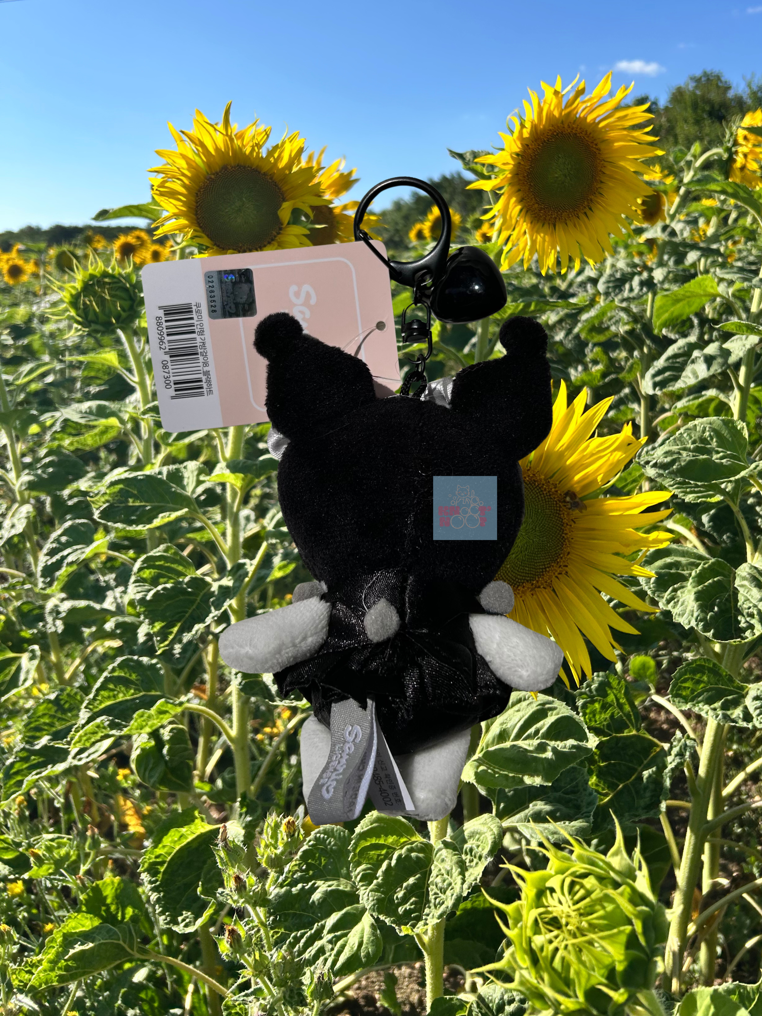 Porte-clé peluche kuromi sanrio en seconde main de Corée