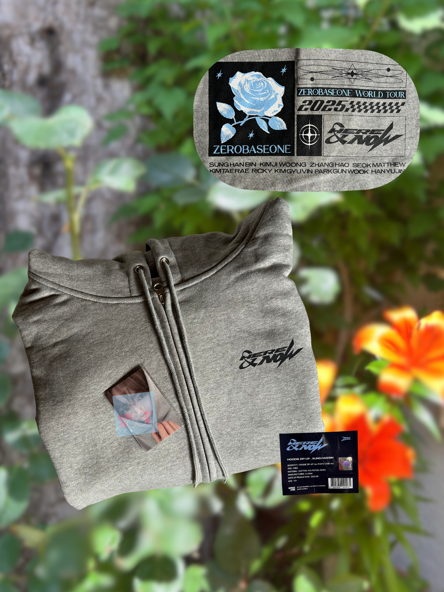 Hoodie Zip-Up Zerobaseone - Hanbin — KNoot'Noot Officiel