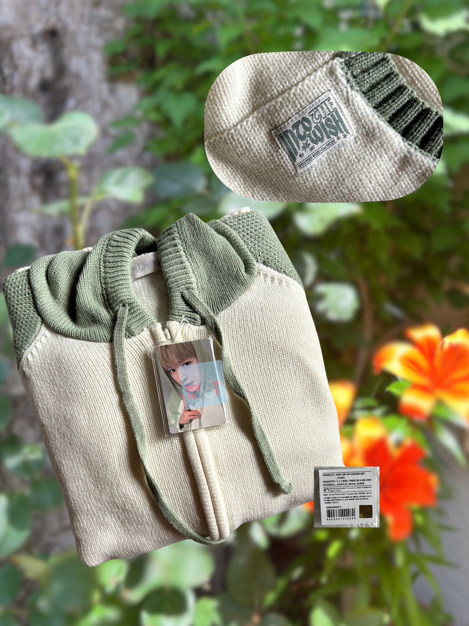 Knit Hoodie Zip-Up Nct Wish