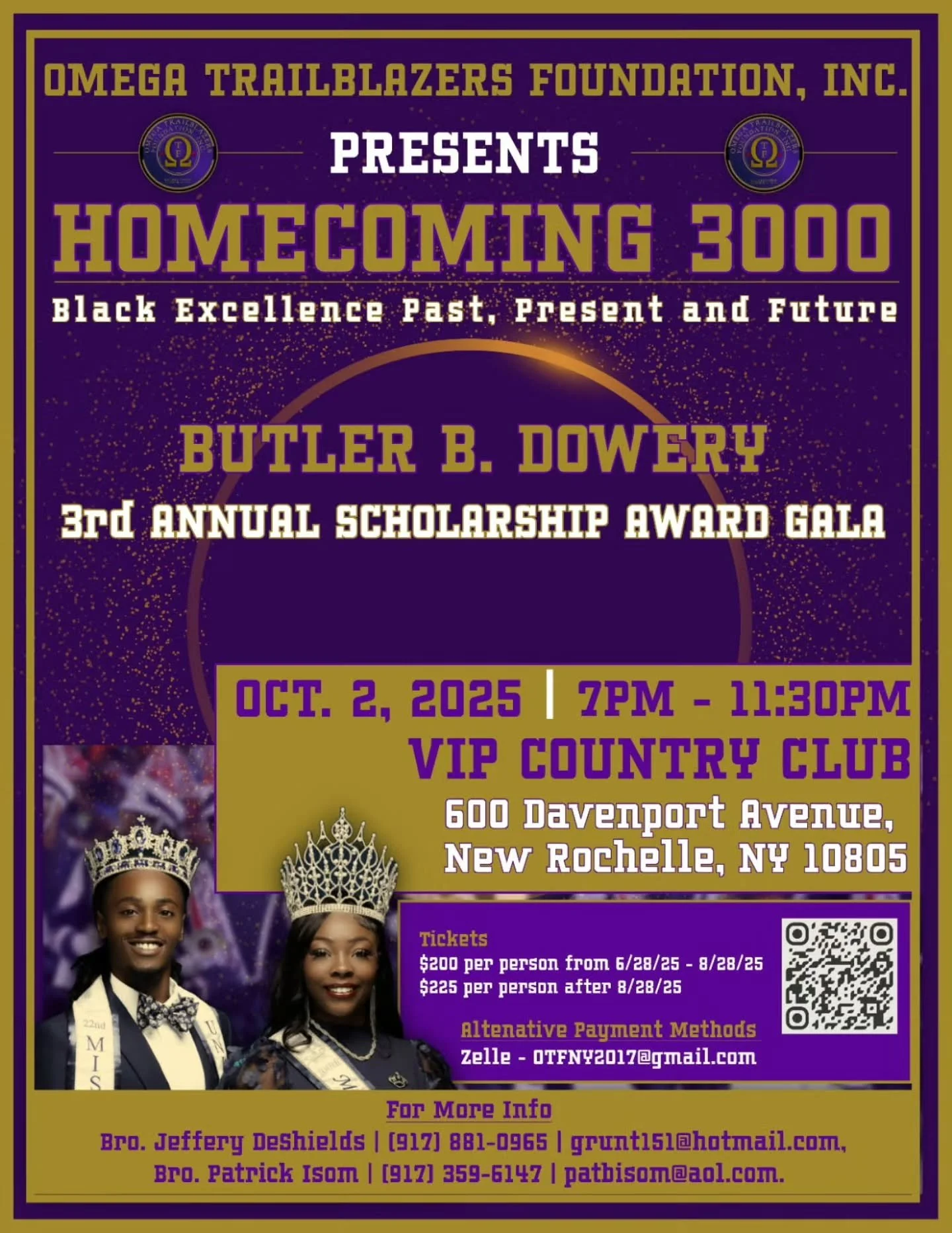 Join Psi Lambda Lambda Chapter for our 3rd Annual Butler B. Dowery Scholarship Gala on October 2, 2025!