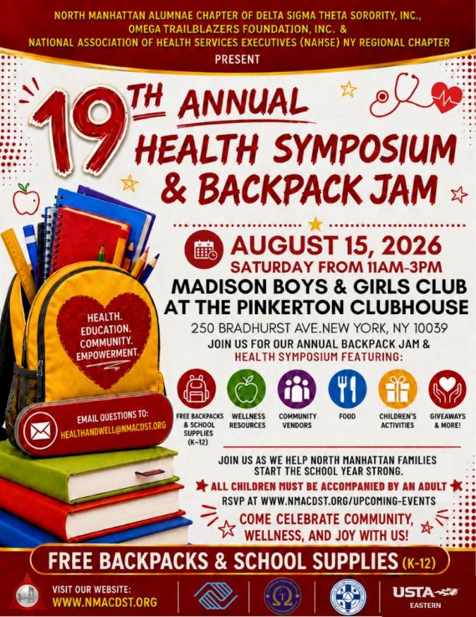 19th Annual Health Symposium & Backpack Jam