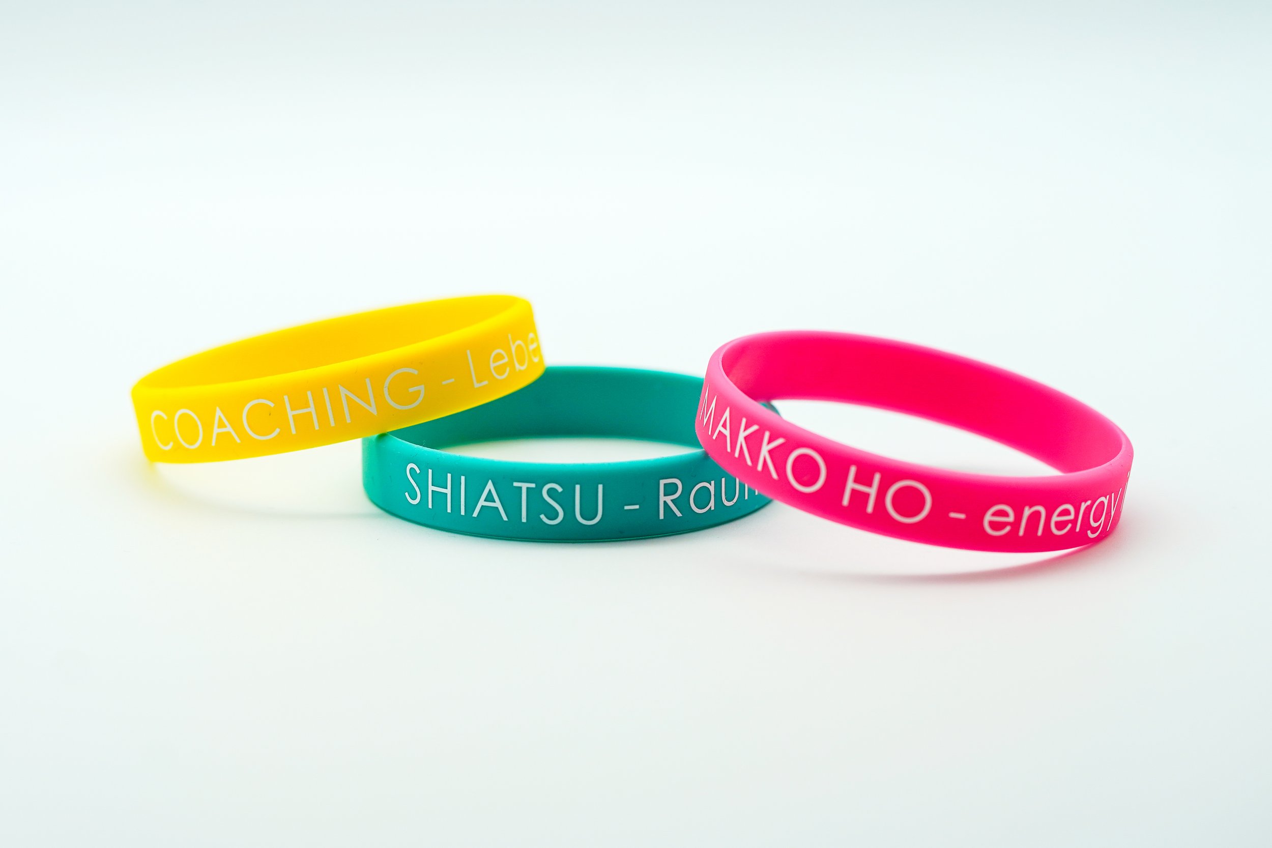 3er Set Reminder Armband - SHIATSU & MAKKO HO & COACHING